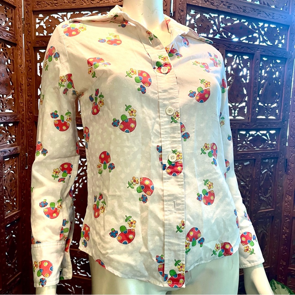 VINTAGE | 70s Mushroom Top